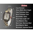 thumbnail image 2 of Blekon Collections Japanese Quartz Women's 25mm Case Western Style Concho Bangle Cuff Watch, 2 of 5