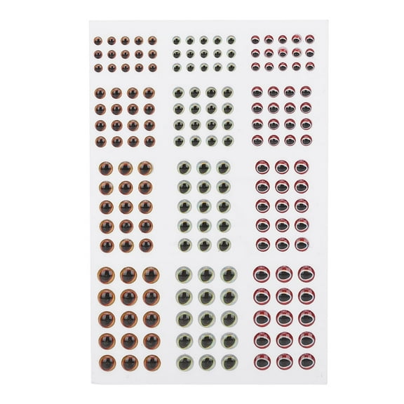Fishing Lure, Plastic Artificial Fish Eyes Self Adhesive 3D Fishing Lure Eyes For Crafts Gifts For Fishing Lures