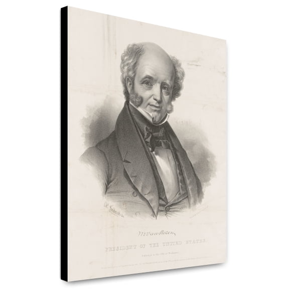 Canvas Print: M. Van Buren, President Of The United States, 1837