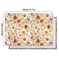 thumbnail image 5 of Pioneer Flower Floral Print Pattern Summer Placemats Table Placemats Set Of 6-Linen Kitchen Washable Placemats Table Mats 12x18 Inch Non-Slip Heat Resistant, 5 of 5