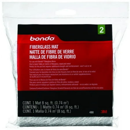 Bondo 488 Soft 8 Square Foot Fiberglass Mat, Each