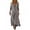 AA-Grey196, variant on Floral-Print Maxi Dress for Women V-Neck Fall Casual Flowy Gown