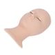 thumbnail image 5 of Cabeza de Maniquí de pestañas, alta simulación, elástica, lavable, de silicona suave, práctica de maquillaje, cabeza de Maniquí de un solo párpado, color rosa, 5 of 8