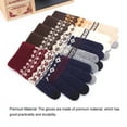 thumbnail image 3 of Minnieouse Guantes de punto Chic Hand Covers Hands Wrap Warmer Ropa Accesorios Invierno Adultos Touch Screen Knit Glove White guantes y mitones El color cian Minnieouse AP011252-04B, 3 of 6