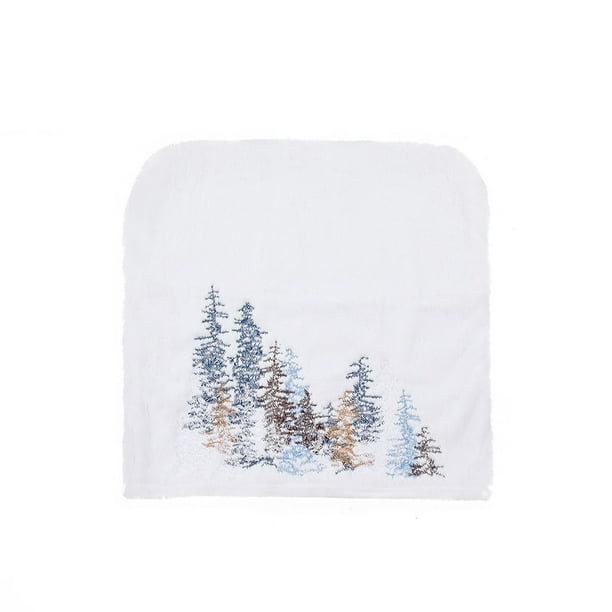 Billuyoard Funda navideña para silla, adorno para fiesta, fundas traseras para sillas de Año Nuevo, decoración protectora para el hogar, comedor, Kits de decoración para fiestas Árbol de Navidad Billuyoard HA069192-02