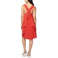 thumbnail image 2 of Rachel Roy Womens Craped Cross Back A-line Dress, Red, 10, 2 of 2