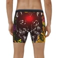 thumbnail image 4 of Disketp Wolf With Wildflowers Men's Boxer Briefs Men’s Underwear Boxer Briefs for Men, 4 of 7