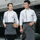 thumbnail image 4 of Chef Abrigo Unisex-Adult Manguito de manga larga Permeabilidad Hornee fácil de limpiar uniforme de cocina para otoño e invierno Tienda de pasteles Blanco 4XL Advancent LF000336-12, 4 of 7