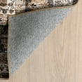thumbnail image 3 of nuLOOM Davi Faded SplashGuard Machine Washable Area Rug, 8' x 10', Davi Dark Brown, 3 of 11