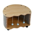 thumbnail image 1 of Casa de cartón para gatos de material grueso, mueble para gatos con forma de cáscara de huevo, nido para gatos marrón, 1 of 9