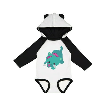 

Inktastic Zombie Cat 3 Gift Baby Boy or Baby Girl Long Sleeve Bodysuit