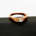 thumbnail image 7 of Uloveido Rose Gold Plated Round CZ Engagement Ring Wedding Band Unique Fashion Promise Jewelry for Men J002 (Male, Size 9), 7 of 7