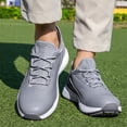 thumbnail image 4 of YOURDIARY Mens Waterproof Golf Shoes Non-Slip Comfort Lightweight Outdoor Golf Sneakers, 4 of 7