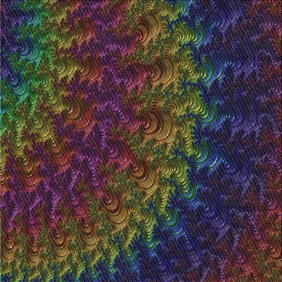 Ahgly Company Indoor Square Patterned Sandstone Brown Abstract Area Rugs, 8' Square