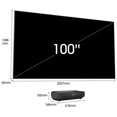 thumbnail image 3 of Hisense 4K UHD TV TriChroma Laser UST Ultra Short Throw Projector w/ 100" ALR Screen, 3 of 8
