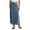 A-Blue1012, variant on Women's High Waist Pleated Flowy Skirt A-Line Elegant Party Evening Floor-Length Skirt
