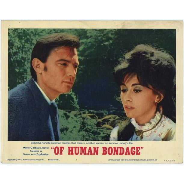 Of Human Bondage movie POSTER (Style B) (11" x 14") (1964) Walmart