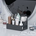 thumbnail image 4 of Organizador de herramientas para el cabello PITBVO, acrílico negro, con 3 tazas, 4 of 8