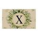 thumbnail image 1 of Felpudos con letras para puerta delantera, decoración Floral, felpudos con iniciales, entrada al aire libre, decoración de apellidos para el hogar, interior y exterior, 1 of 3