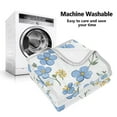 thumbnail image 5 of Yayeee Throw Blanket for Couch Soft Warm 50" x 60" Sofa Chair Bed Decoration, Forget Me Not, 5 of 7