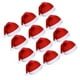 thumbnail image 4 of 12 piezas de gorro de Papá Noel para fiestas navideñas para adultos, unisex, cómodos, para Navidad, Año Nuevo, suministros festivos para fiestas, color rojo, 4 of 12