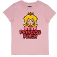 thumbnail image 6 of Nintendo Super Mario Princess Peach Graphic T-Shirt 2-Pack (Little Girls), Sizes 4–6X, 6 of 10