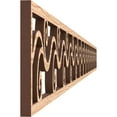 thumbnail image 3 of Ekena Millwork 46 3/8"W x 4"H x 3/8"T Tilden Fretwork Moulding, Red Oak, 3 of 13