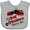 AC-Heather Grey, variant on Inktastic My Great Grandma Loves Me with Cute Ladybugs Boys or Girls Baby Bib