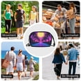 thumbnail image 7 of FORMRS Mini Crossbody Bag for Women Adjustable Shoulder Rope Travel Casual Phone Purse, Purple Neon Road, 7 of 7