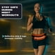 thumbnail image 5 of Bolsa multifuncional para teléfono móvil, para hombre y mujer, impermeable, para fitness, con cinturón, pequeña bolsa invisible, color naranja, 5 of 5