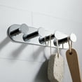 thumbnail image 6 of Kraus Bathroom Robe and Towel Hook with 4 Hooks, Chrome Finish, 6 of 8