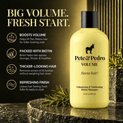 Pete & Pedro VOLUME - Volumizing & Thickening Biotin Shampoo, 8.5 oz.