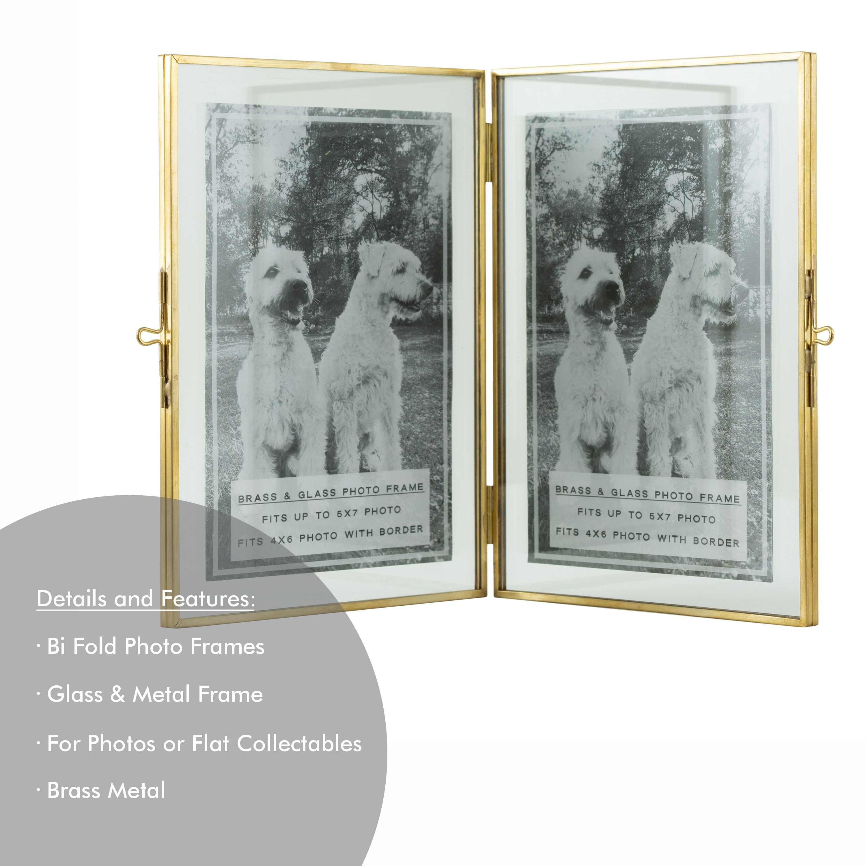 K&K Interiors Picture Photo Frames 4x6 Metal Picture Frame - Digs N Gifts