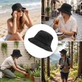 thumbnail image 7 of Slccxzc Wide Brim Summer Sun Bucket Hat, Breathable Washed Cotton Travel Cap, 7 of 7