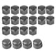 thumbnail image 1 of BOROCO 20 piezas cubiertas de tuercas de rueda, tuerca de 17 mm para rueda de coche, protección de tornillo de cubo automático, cubierta antirrobo, tapas de tuerca de rueda con reemplazo(Gris), 1 of 5