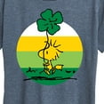 thumbnail image 3 of Peanuts - Woodstock Shamrock - Women's Short Sleeve Graphic T-Shirt, 3 of 6