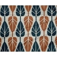 thumbnail image 4 of oneOone Polyester Lycra Rouille Tissu Brun Feuilles Bloc Robe Tissu Tissu Imprimé par la Cour 56 Pouces de Large, 4 of 4