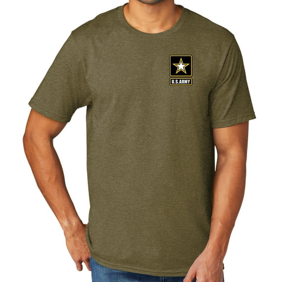 US Army Military Men's TriBlend Tee Shirt, XL Coyote Brown