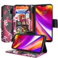 thumbnail image 3 of Value Pack + For LG G7 ThinQ /G710 PU Leather Wallet Design Stand Purse Flip Cover Case + Heart, 3 of 4
