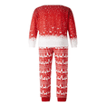 thumbnail image 3 of Christmas Family Pajamas Set Matching Sleepwear Deer Snowflake Print Pullover + Pants Set, 3 of 8