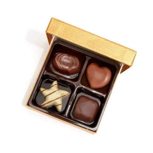 Godiva Chocolatier Assorted Chocolates Gold Ballotin Favor Gift Box