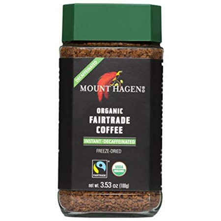Mount Hagen Organic Coffee -Cafe Decaffeinated 3.53 Oz (Pack Of 2)