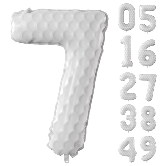Globos con números de golf JUANBUDONG de 40 cm para fiesta de cumpleaños infantil