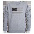 thumbnail image 1 of Rapid Dominance TS2-799-HGY-01 Tonal Flag Graphic Crewneck Sweatshirt, Heather Gray - Small, 1 of 1