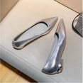 thumbnail image 3 of Pointed Toe Thick Heel Commuter Low Heels Shoes for Women Girls, 3 of 4