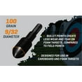 thumbnail image 5 of Titan 9/32" Archery Steel Bullet Points, 100-Grains, 10-Pack, Black, 5 of 12