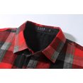 thumbnail image 3 of SSLR Flannel Shirt for Men Long Sleeve Button Down Shirt Plaid Casual Jacket, 3 of 8