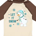 thumbnail image 4 of Inktastic Let It Snow Snowman Boys or Girls Long Sleeve Baby Bodysuit, 4 of 5