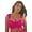Rose Shimmer, variant on Women's Shimmer Shirred Ring Bandeau Bikini Top