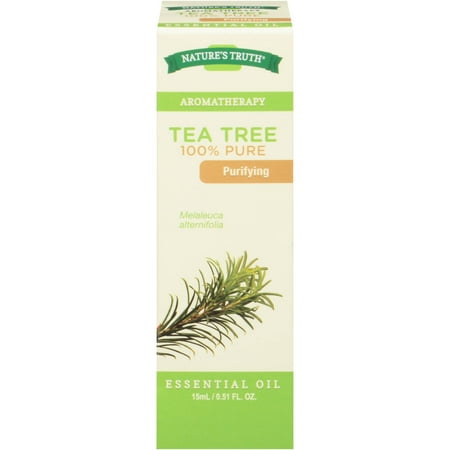 Nature's Truth Aromatherapy 100% Pure Essential Oil, Tea Tree, 0.51 Fl Oz Nature's Truth Aromatherapy 100% Pure Essential Oil, Tea Tree, 0.51 Fl Oz